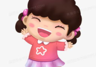 卡通小女孩,创意与童真的完美融合